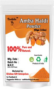 वाधिका Organics 100% Pure Amba Haldi Powder of 100 gms