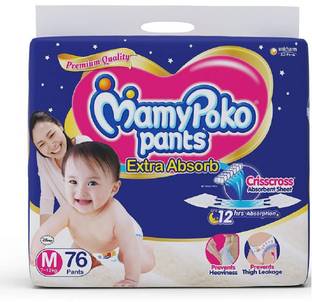 MamyPoko Diaper Extra absorb Medium 76 Piece - M
