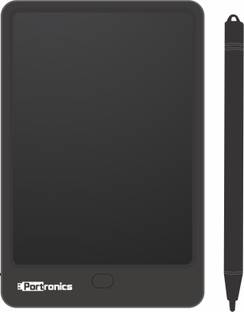 Portronics POR-942  RuffPad 12 Plus 12 Inch Re-Writable LCD Pad 7 x 9.4 inch Graphics Tablet Connectivity - Wireless