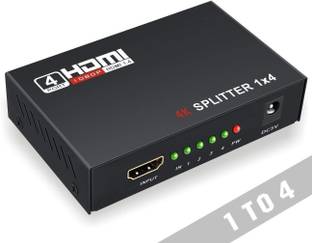 galaxy hi tech  TV-out Cable HDMI Splitter 1 x 4 1 HDMI Input to 4 HDMI Output V1.4 Powered 1x4 Ports Box