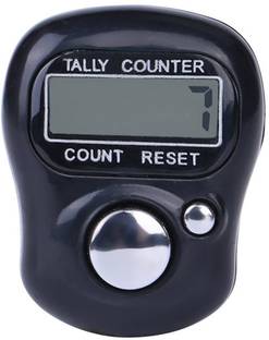 RHONNIUM ™ Electronic LCD Tasbih Finger Tally Counter Islamic Zikr Islam Muslim Hand Ring Counters Multi Color Mini Held Case Resettable Mechanical Manual Clicker Number Lap Tracker Random Counting Digital Tally Counter