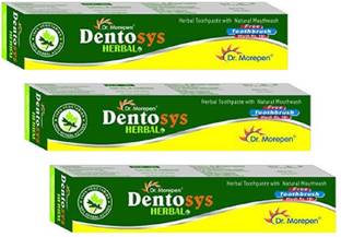 Dr. Morepen Dentosys Herbal Toothpaste ( 3 Pc x 100 gm ) Toothpaste