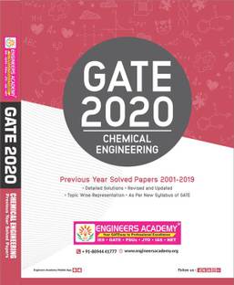 GATE 2020 Chemical Engineering Previous Year Solved Papers  - Gate Previous Year Questions Bank: Chemical Engineering