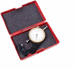 SHAFIRE 0-20 mm 0.1mm Dial Thickness Gauge for Sheet Metal Leather Gem Jewelry Width Diameter Measuring Instrument Pearl Jewelry Instrument Measurement Tool / 0-20 mm Sheet Dial Caliper