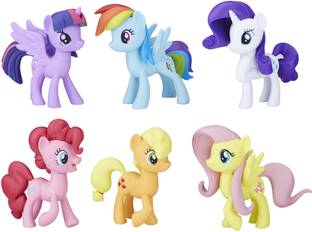 MY LITTLE PONY Toys Meet the Mane 6 Ponies Collection