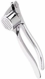 DEAGAN Garlic Crusher Presser Press Ginger Crusher Stainless Steel Kitchen Tool Garlic Press (Steel) Garlic Press