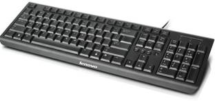 Lenovo KBD_BO-USB K4802 Wired USB Standard Desktop Keyboard Compatible with Desktop, Laptop, Mac