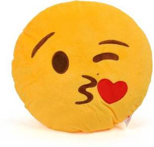 Vkdesigns Microfibre Smiley Cushion Pack of 1