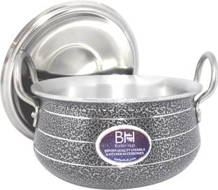 bartan hub aluminium handi with lid (3.5L) Cookware Set