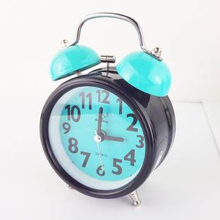 play run Analog-Digital Blue Clock