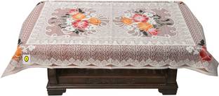 YELLOW WEAVES Floral 4 Seater Table Cover