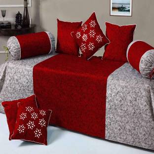 Homesajja Velvet Abstract Diwan Set
