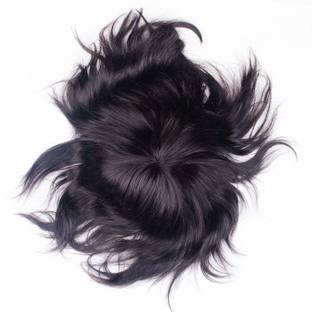 Leysin Monofilament Human  Patch Wig Toupee For Men And Boys Hair Extension