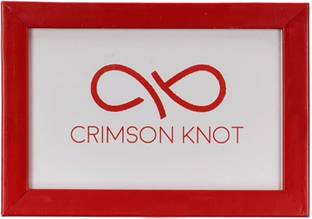 Crimson Knot Wood Table Photo Frame