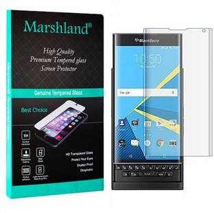 MARSHLAND Tempered Glass Guard for Tempered Glass Guard for Blackberry Priv�3D Transparent