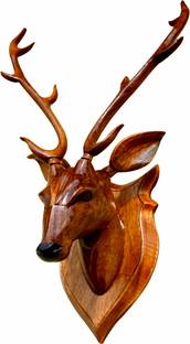 BK. ART & CRAFTS Home decor item “DEER HEAD” Decorative Showpiece  -  45 cm