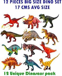 VARNISH Animal Play Sets, Walking with Dinosaurs, Animal Playset Learning Games for Boys Girls Kids
