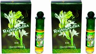 Almas RAJNIGANDA UAE fascinating fragrance ( PACK OF 2 ) pocket Floral Attar