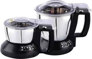 Panasonic SM 1100 ML & 400 ML chutney Jars with safety lock-Black Mixer Juicer Jar