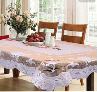 FAIRY HOME Cotton 6 Seater Floral Table Cover