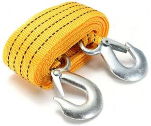 NIKROKZ Superior Quality Multipurpose Strong Car Auto Tow Rope-001 4 m Towing Cable