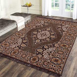 Flipkart SmartBuy Brown Chenille Area Rug