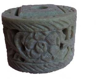 udaipuri handicraft Ash Catcher (Combination Holder for Candle, Dhoop Batti Marble Incense Holder Set