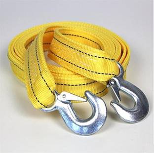Chromoto ™ Tow strap heavy duty-tow straps heavy duty-tow straps with loops- 3Meter 3Tons 4.5 m Towing Cable