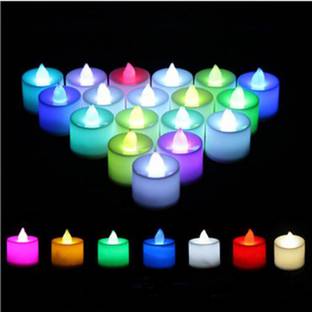 TrendShop LED Tea Light Candles Diwali Gift- (Box Of 12) Candle Candle