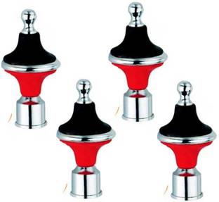 GROWNIX Red, Black Rod Rail Bracket Metal