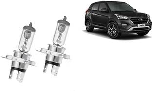 Auto Kite OSR54 - H4 Ultra Lite Yellow High Beam Halogen Head Lamp Bulb For - Creta 2019 Headlight Car, Truck, Van Halogen for Hyundai (12 V, 100 W)