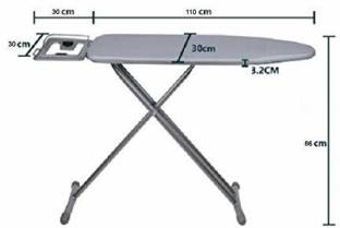 Gymfy Large Size Premium Ironing Board Foldable Ironing Board with Iron Stand Ironing Board