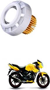 PRTEK LED Headlight Lens Projector (White And Blue) 0178 Headlight Motorbike LED for TVS (12 V, 35 W)
