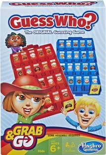 HASBRO GAMING GUESS WHO GRAB AND GO Party & Fun Board Game