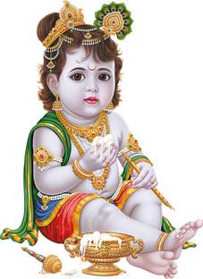 गॉड & god's Medium माखनचोर, मॉडर्न आर्ट 73 स्टिकर
