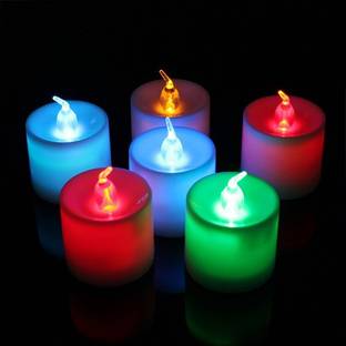 Vbhretail new 12P LED Tea(u) Lights Candles – 7 Color Changing Candle