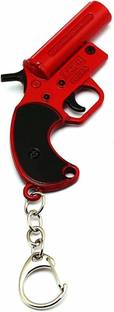 SHIBU Exclusive Pubg Flare Gun Latest Keychain (Red) (Special Limited Edition) Key Chain Key Chain