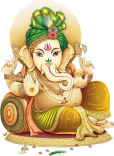 RANGOLI 50 cm GOD Sticker Self Adhesive Sticker