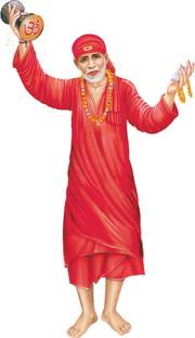 god & god's 72 cm Saai Baba Modern Art 156 Self Adhesive Sticker