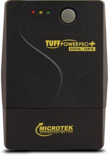 Microtek Tuff Power Pro+ 650VA 230 V Line-interactive Tower Model UPS with Overload Protection 3 Outlet Plugs