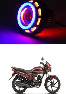 PRTEK LED Headlight Lens Projector 0144 Headlight Motorbike LED for Honda (12 V, 35 W)