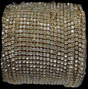 BHARATHI FASHIONS Metal Stone Chain/Lace for Jewellery Making (10 m)