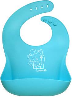 Lifekrafts Pack of 1 soft Silicon bibs for Kids, Babies