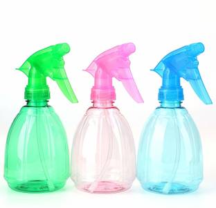 saan Plastic Spray Bottles for Cleaning Solution Hair Multi Purpose 400 ml Bottle