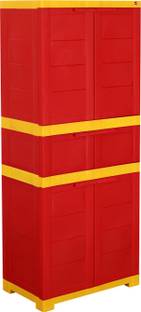 Cello Cello Novelty Triplex - Orange & Brown Plastic Cupboard