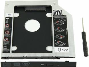 LipiWorld 9.5 mm HDD Caddy SATA 2nd Optical Bay 2.5 inch Hard Drive