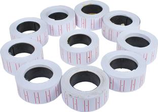 Selva Front Sticker Price Labels Paper Tag MRP Mark 10 Rolls Price Labels Paper Tag Mark Sticker Paper Label