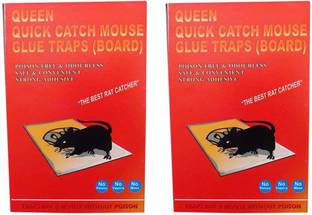 SKY VOGUE Cardboard Troublegum Big Mouse Trap | Catch Mouse/Rat Glue Traps Pack of 2-Red Live Trap