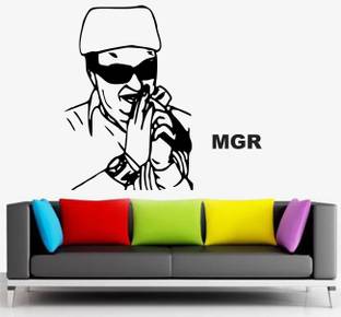 fuzzy 75 cm M.G.Ramachandra Self Adhesive Sticker