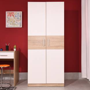 Zuari by Forte Newcastle Engineered Wood 2 Door Wardrobe